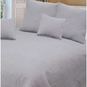Couvre lit boutis Cici Gris - 230x250 cm