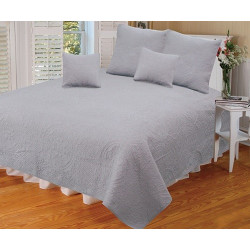 Couvre lit boutis Cici Gris - 230x250 cm