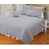 Couvre lit boutis Cici Gris - 230x250 cm