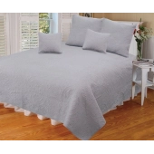 Couvre lit boutis Cici Gris - 230x250 cm