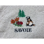 Essuie-Mains Rond Marmotte Ecrue Savoie