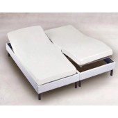 Protège-matelas imperméable spécial lit articulé tête/pieds relevables - Film polyuréthane, micro-respirant et résistant