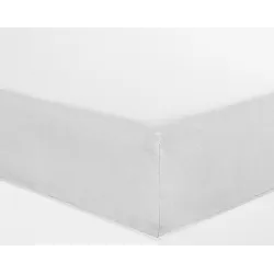 Drap housse 140x190cm Percale Blanc