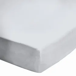 Drap housse 140x190 Blanc BT 27 cm