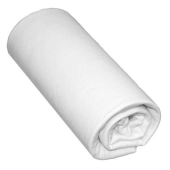 Drap housse 180x200 cm blanc - Large bonnet 30 cm, coton naturel, fabriqué dans les Vosges, maintien parfait pour matelas épais