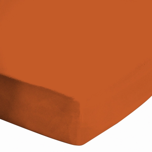 Drap housse 160x200 Cuivre BT 30 cm