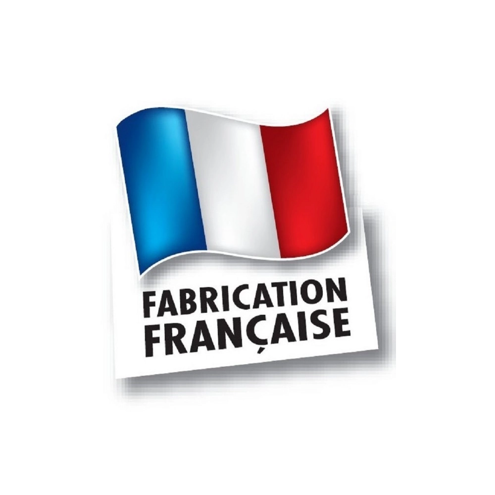 Drap Housse 120x190 cm Turquoise - Grand bonnet 27 cm - Fabrication Francaise