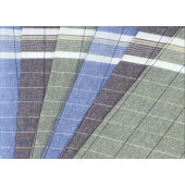 Mouchoirs de Travail Carreaux Bigarré 50x50cm Coton (Lot de 12)