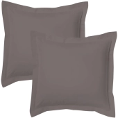 Lot de 2 Taies d’Oreiller 100% Coton 57 fils – Douces, Respirantes et Résistantes – Entretien Facile– Fabrication Française