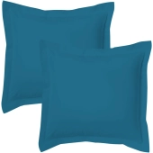 Lot de 2 Taies d’Oreiller 100% Coton 57 fils – Douces, Respirantes et Résistantes – Entretien Facile– Fabrication Française