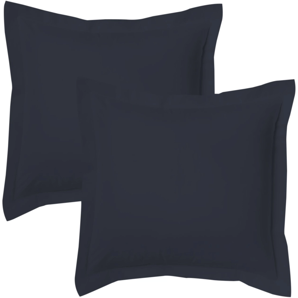 Lot de 2 Taies d’Oreiller 100% Coton 57 fils – Douces, Respirantes et Résistantes – Entretien Facile– Fabrication Française