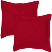 Lot de 2 Taies d’Oreiller 100% Coton 57 fils – Douces, Respirantes et Résistantes – Entretien Facile– Fabrication Française
