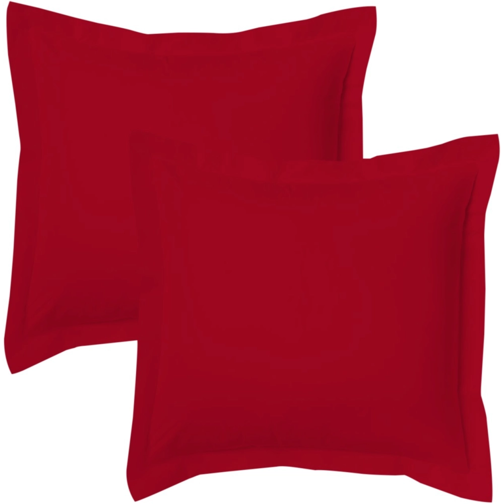 Lot de 2 Taies d’Oreiller 100% Coton 57 fils – Douces, Respirantes et Résistantes – Entretien Facile– Fabrication Française