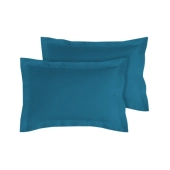 Lot de 2 Taies d’Oreiller 100% Coton 57 fils – Douces, Respirantes et Résistantes – Entretien Facile– Fabrication Française