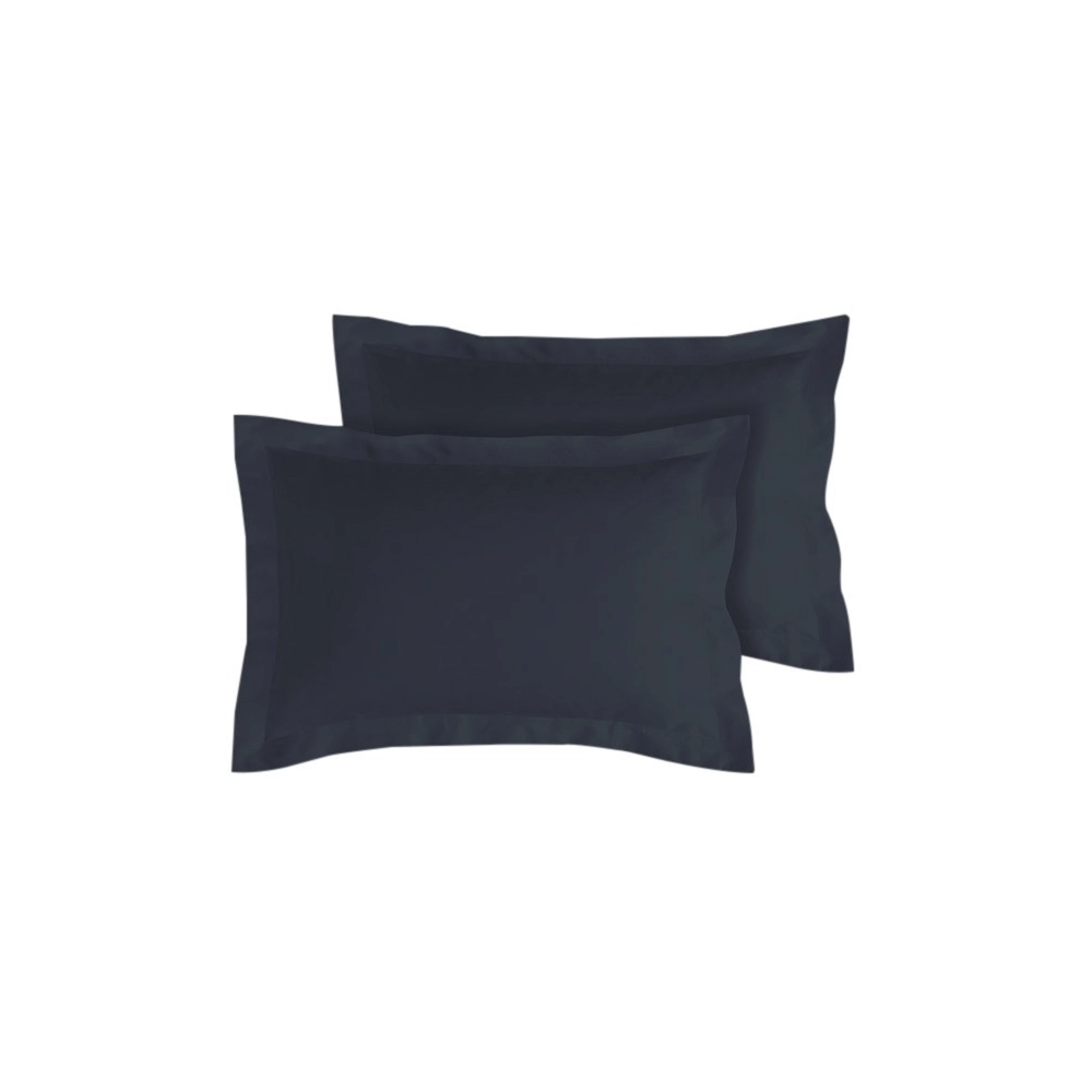 Lot de 2 Taies d’Oreiller 100% Coton 57 fils – Douces, Respirantes et Résistantes – Entretien Facile– Fabrication Française