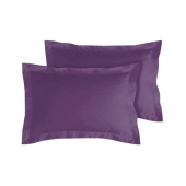 Lot de 2 Taies d’Oreiller 100% Coton 57 fils – Douces, Respirantes et Résistantes – Entretien Facile– Fabrication Française