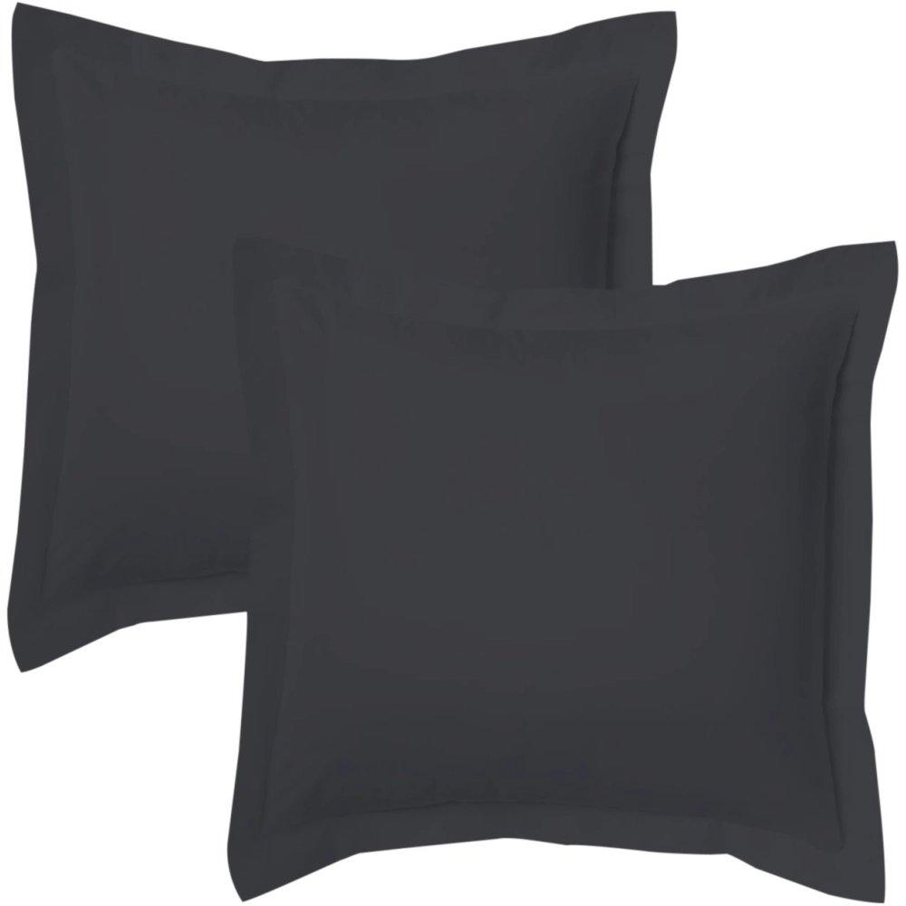 Lot de 2 Taies d’Oreiller 100% Coton 57 fils – Douces, Respirantes et Résistantes – Entretien Facile– Fabrication Française