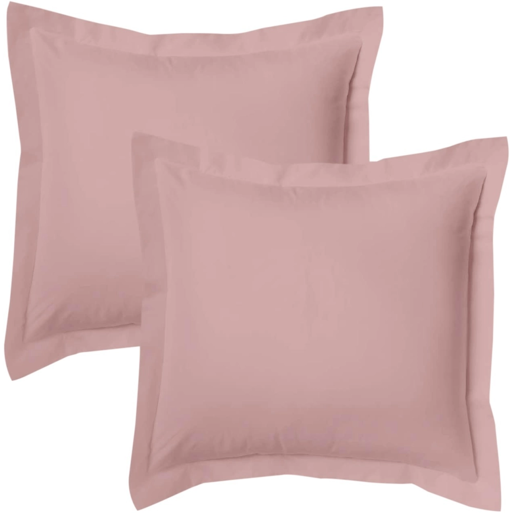 Lot de 2 Taies d’Oreiller 100% Coton 57 fils – Douces, Respirantes et Résistantes – Entretien Facile– Fabrication Française