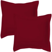 Lot de 2 Taies d’Oreiller 100% Coton 57 fils – Douces, Respirantes et Résistantes – Entretien Facile– Fabrication Française