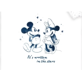 Housse de couette Mickey and Minnie Stars 220x240 cm 100% Coton 57 fils