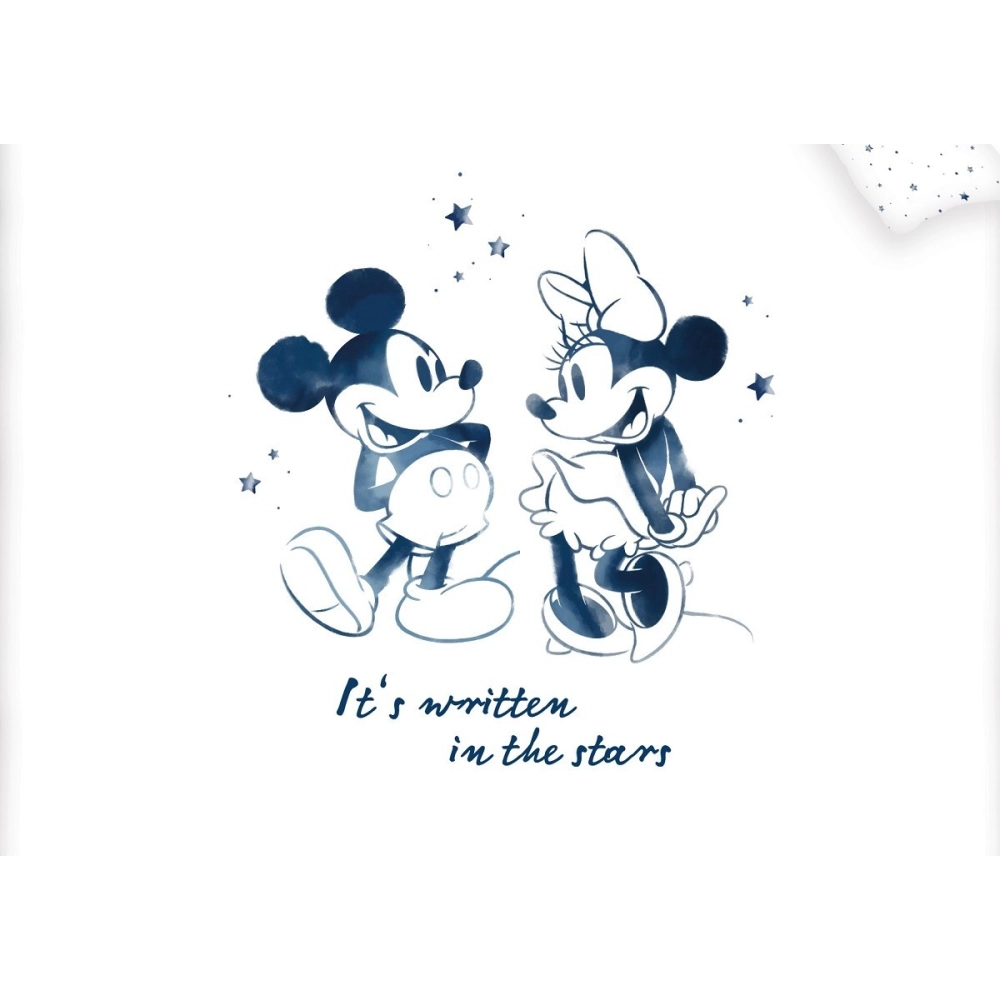 Housse de couette Mickey and Minnie Stars 220x240 cm 100% Coton 57 fils