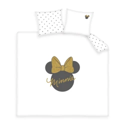 Housse de couette Minnie Shiny 220 x 240 cm 100% Coton 57 fils