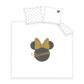 Housse de couette Minnie Shiny 220 x 240 cm 100% Coton 57 fils