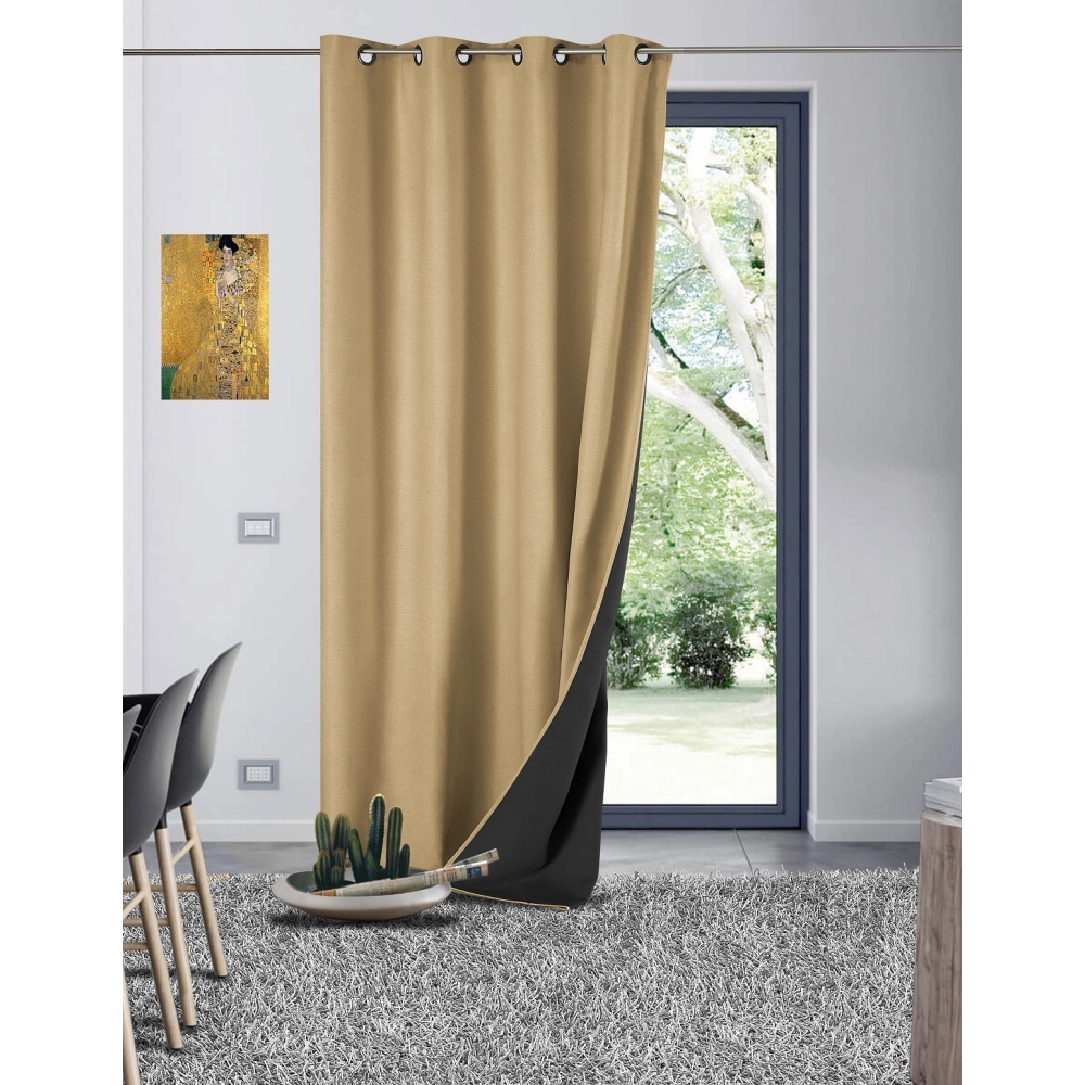 Rideau thermique GALENA 140x260 cm - Isolant et occultant, confort intérieur toutes saison, économie d'énergie
