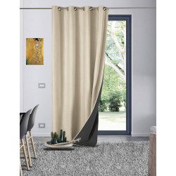 rideau galena suspendu couleur lin