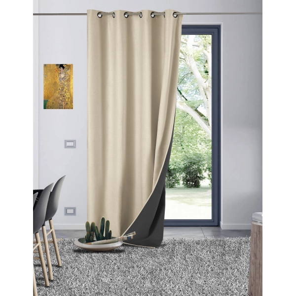 rideau galena suspendu couleur lin