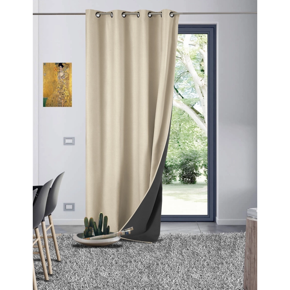 Rideau thermique GALENA 140x260 cm - Isolant et occultant, confort intérieur toutes saison, économie d'énergie