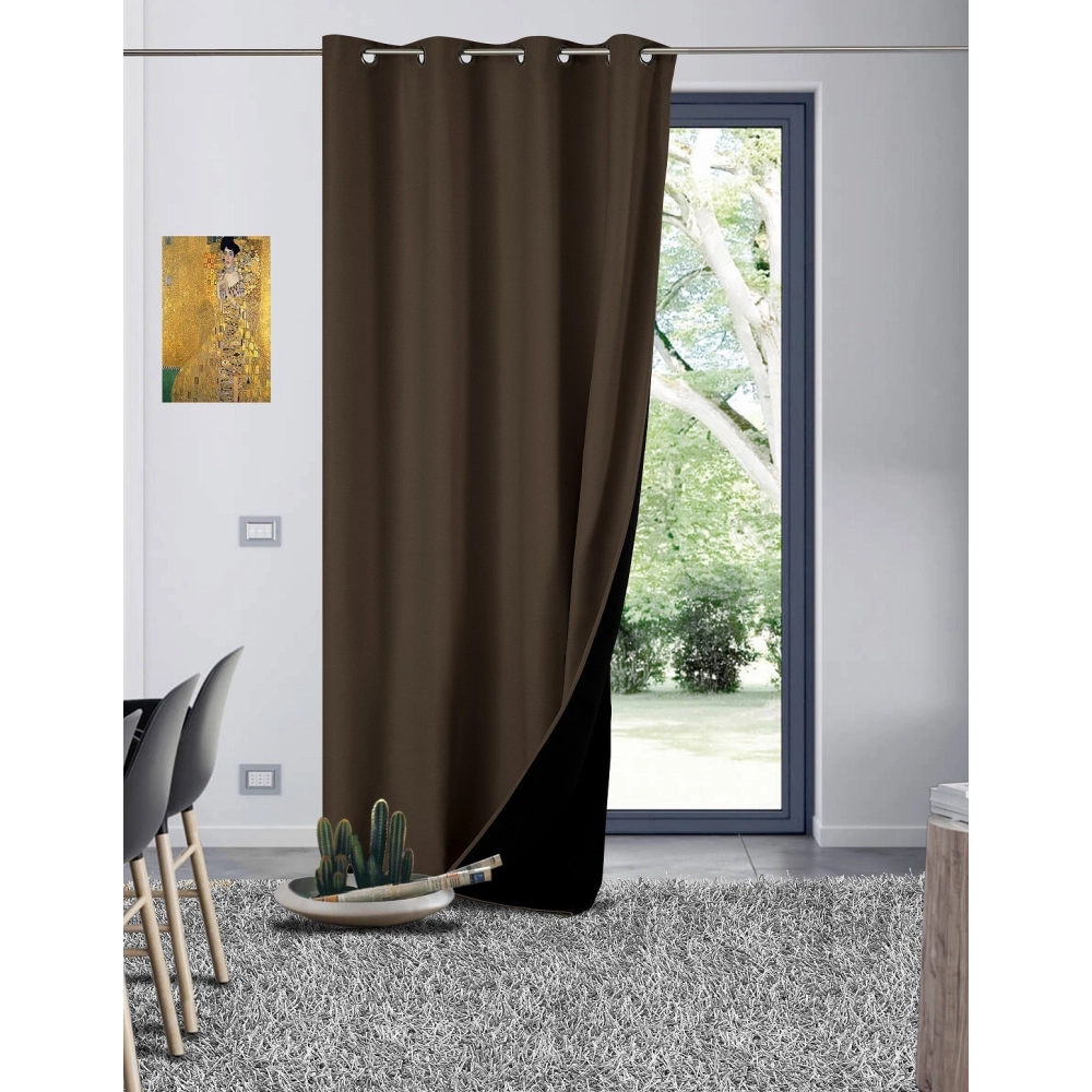 Rideau thermique GALENA 140x260 cm - Isolant et occultant, confort intérieur toutes saison, économie d'énergie