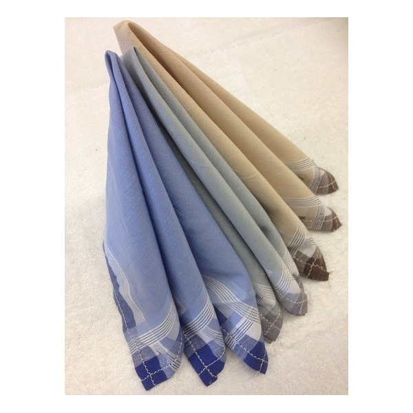 Lot de 6 mouchoirs de travail