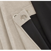 rideau Galena envers polaire noir