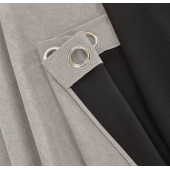 rideau Galena envers polaire noir