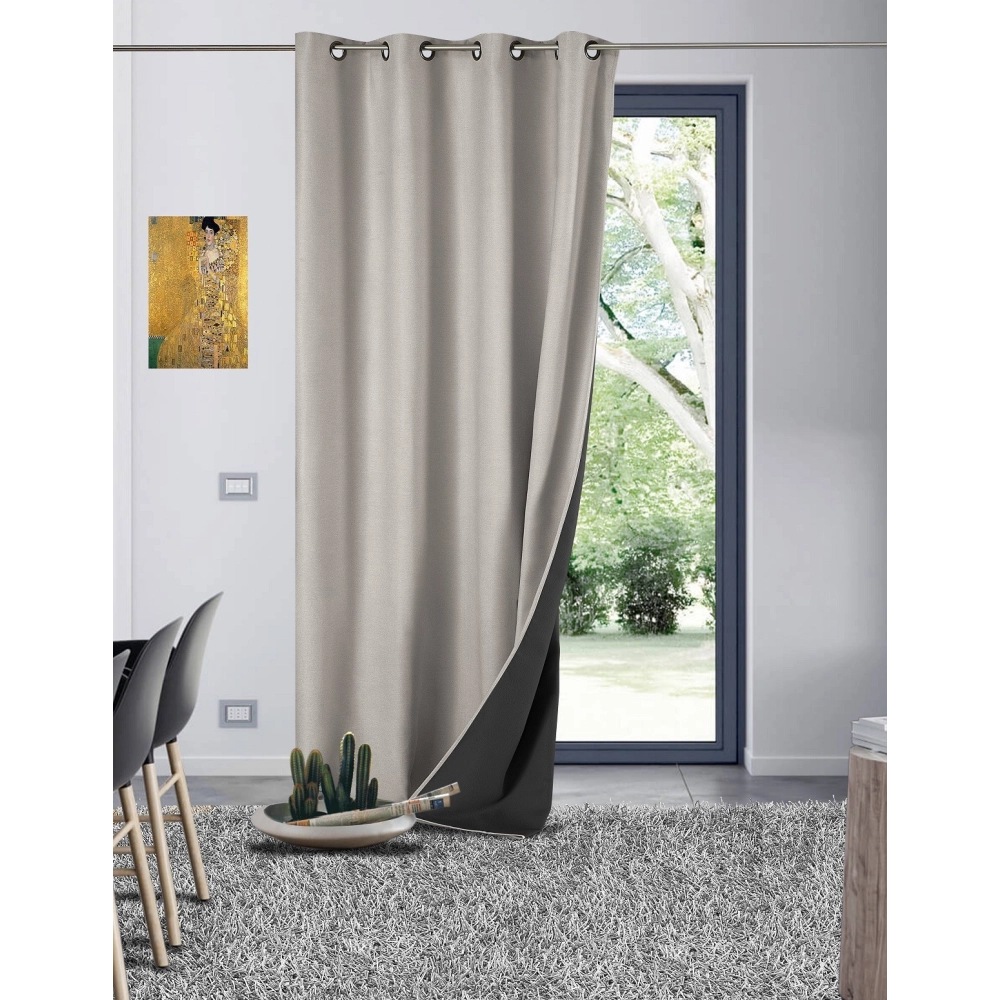 Rideau thermique GALENA 140x260 cm - Isolant et occultant, confort intérieur toutes saison, économie d'énergie