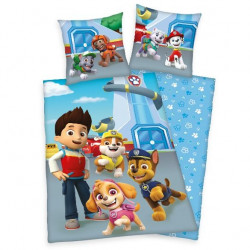 Housse de couette 140x200 Paw Patrol Mighty Pup's