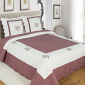 Peaceland aubergine boutis couvre-lit