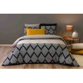 Housse de couette CERVIN 140x200 100% Coton - 57 fils -1 place