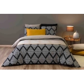 Housse de couette CERVIN 140x200 100% Coton - 57 fils -1 place