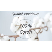 drap housse 2x90x200 - 100% coton