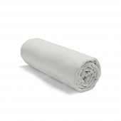 Drap housse 200x200 - Gris souris - 100% coton, 57 fils, BT 30