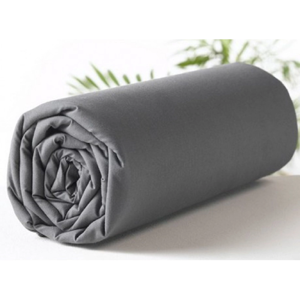 Drap housse 180x200 - Percale de coton peigné - 78 fils - Canon de Fusil - Bt 25