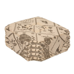 Lot de 6 galettes de chaise Montagne Beige