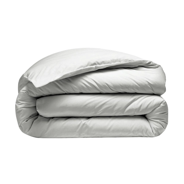 Housse de couette 280X240 percale 80 Fils blanc