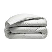 Housse de couette 280x240 + 2 taies 65x65 cm – 100% Percale – Tissage serré 80 fils - Finition rabat – Traitement Easy Care