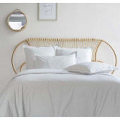 Housses de couettes 280X240 + 2 taies percale 80 Fils blanc