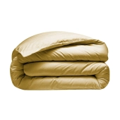 Housse de couette 280x240 + 2 taies 65x65 cm – 100% Percale – Tissage serré 80 fils - Finition rabat – Traitement Easy Care