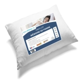 Oreiller Mémoire de Forme 50x70 cm – Confort Ergonomique & Soutien Cervical – Enveloppe 100% Coton – Fabrication Française