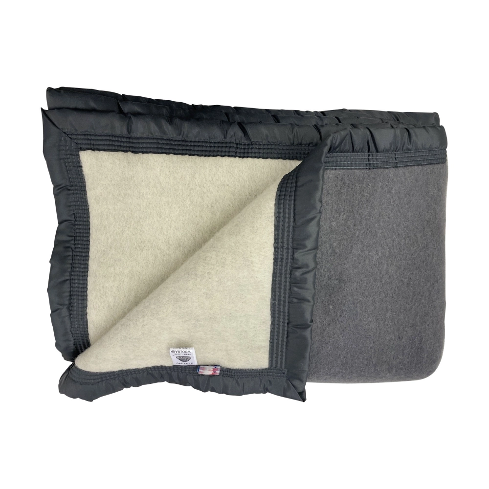 Couverture 100% Pure Laine Naturelle – Chaude, Douce et Respirante - Idéale pour l’Hiver, Fabrication Française
